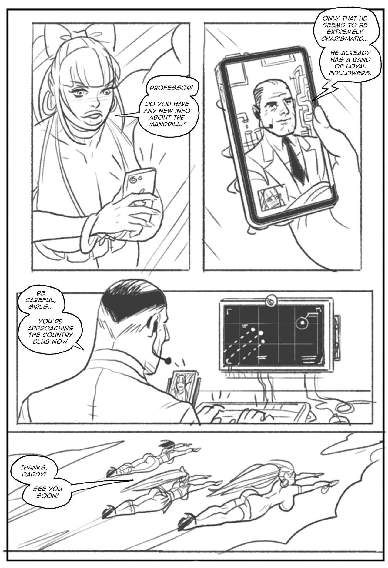 Mandrill vs the Powerpuff Girls porn comic picture 9