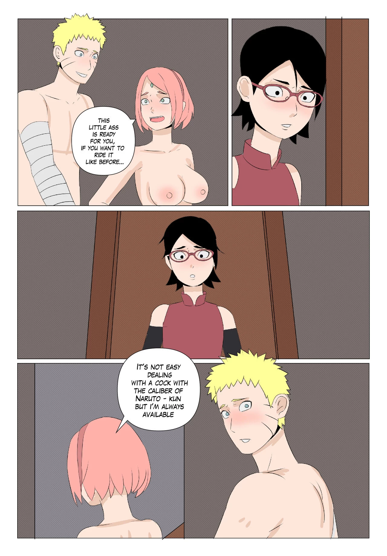 Mangekyou + porn comic picture 32