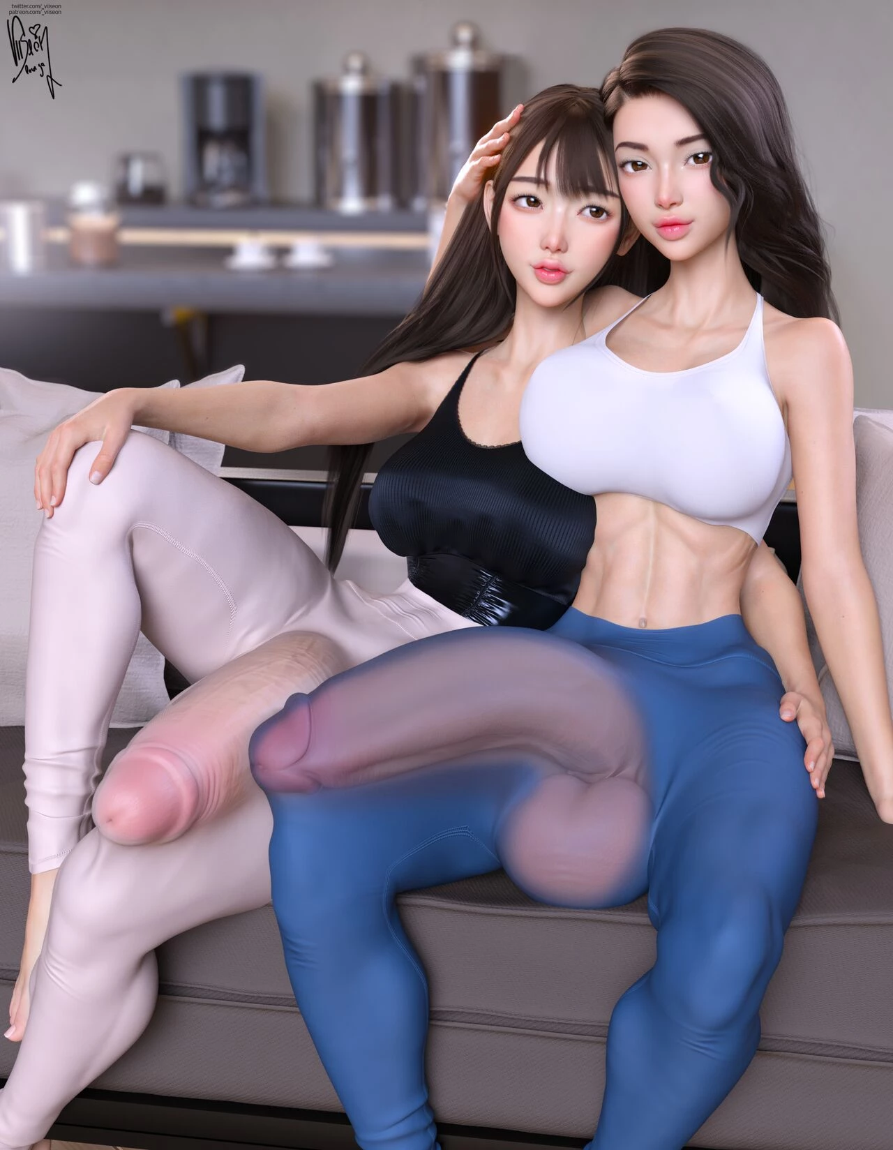 Mari & Yukiko feat. Tara & Fumiko - Playdate porn comic picture 6