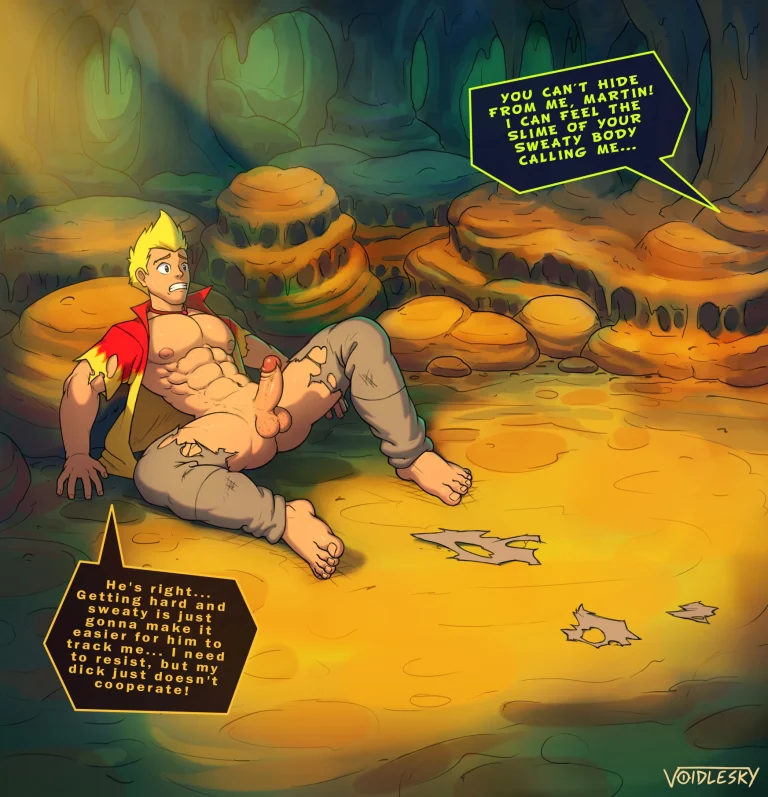 Martin mystery and the Slime monster ( white/ green ) porn comic picture 5