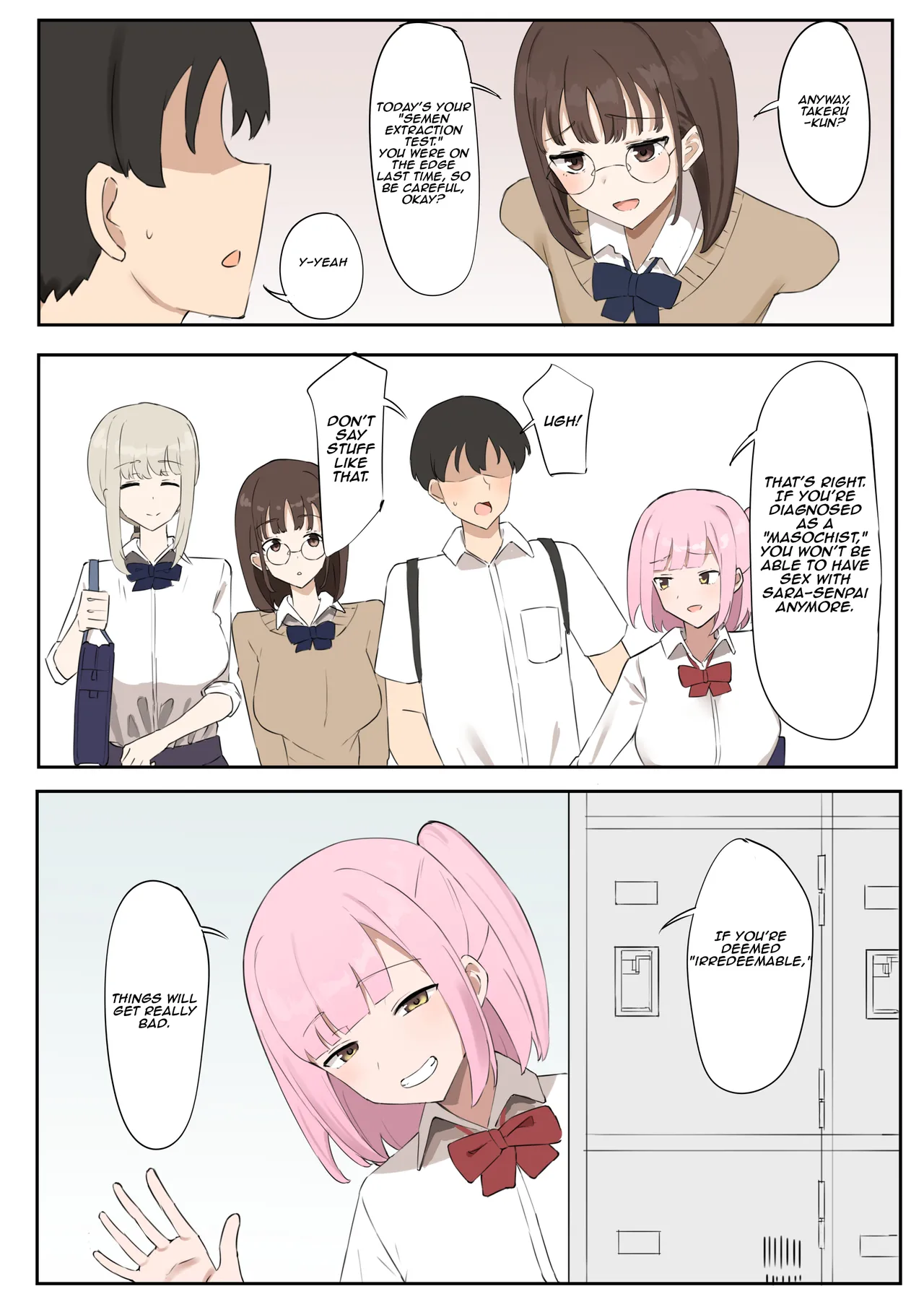 "Masochists" can't pass on their genes! | "Mazo" wa Idenshi Nokosemasen! porn comic picture 4