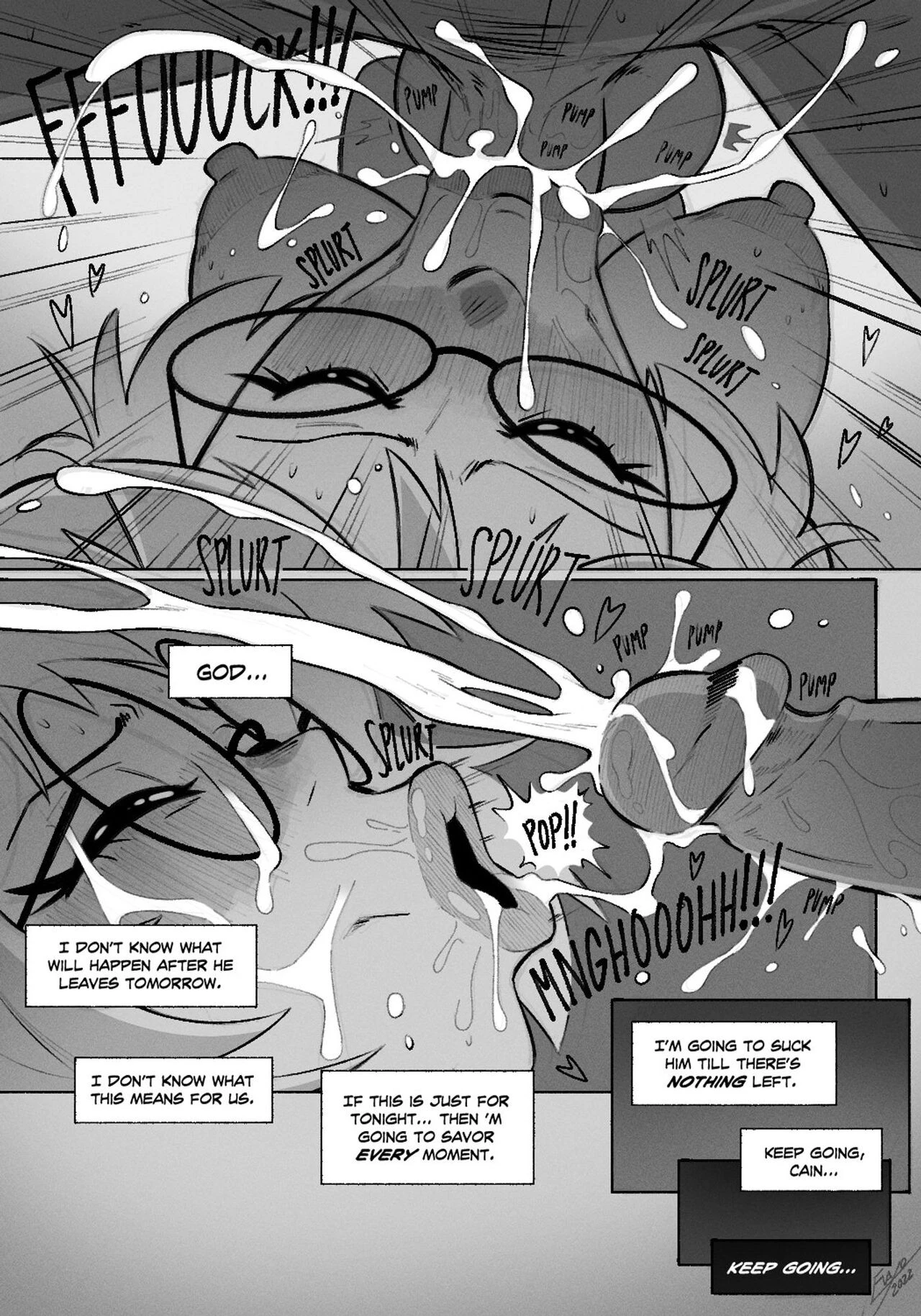 Maya and Cain porn comic picture 4