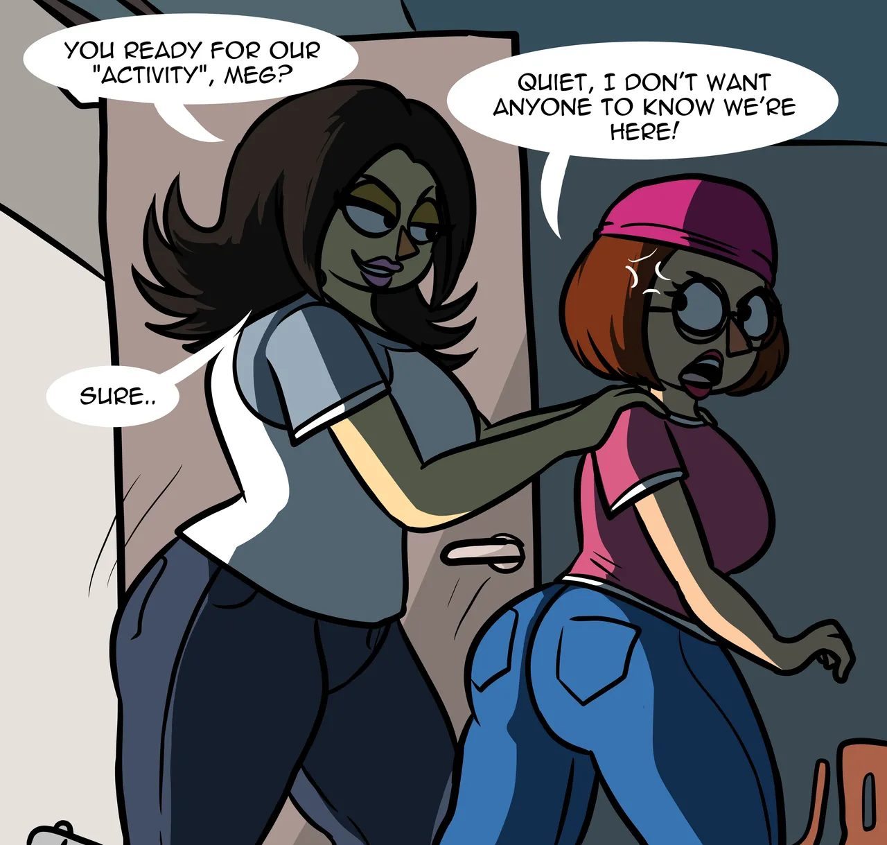 Meg Griffin and Anahi's Afterschool Activity porn comic picture 2
