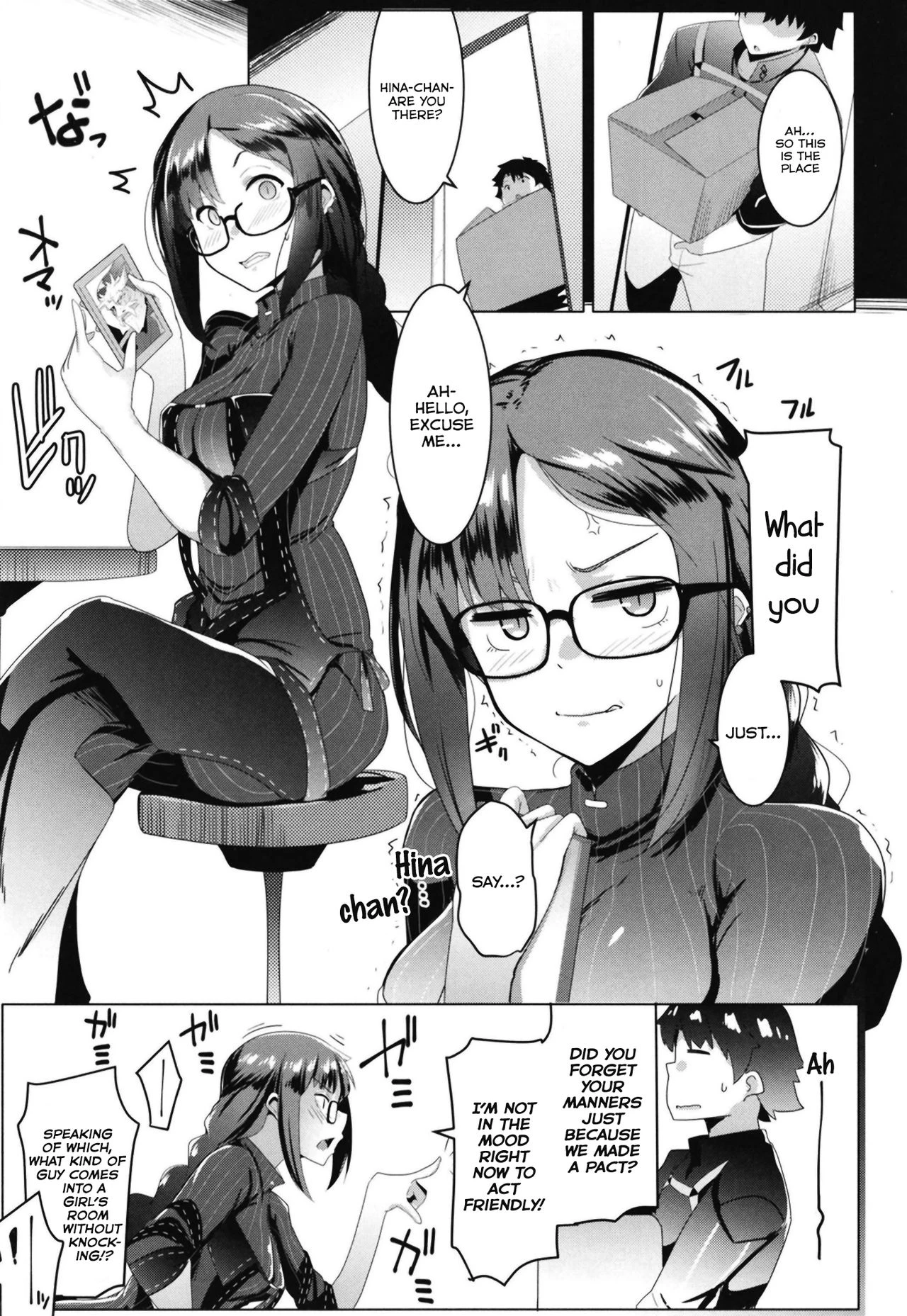 Megane Kyuuketsu-shu no Uwaki Gokko porn comic picture 2