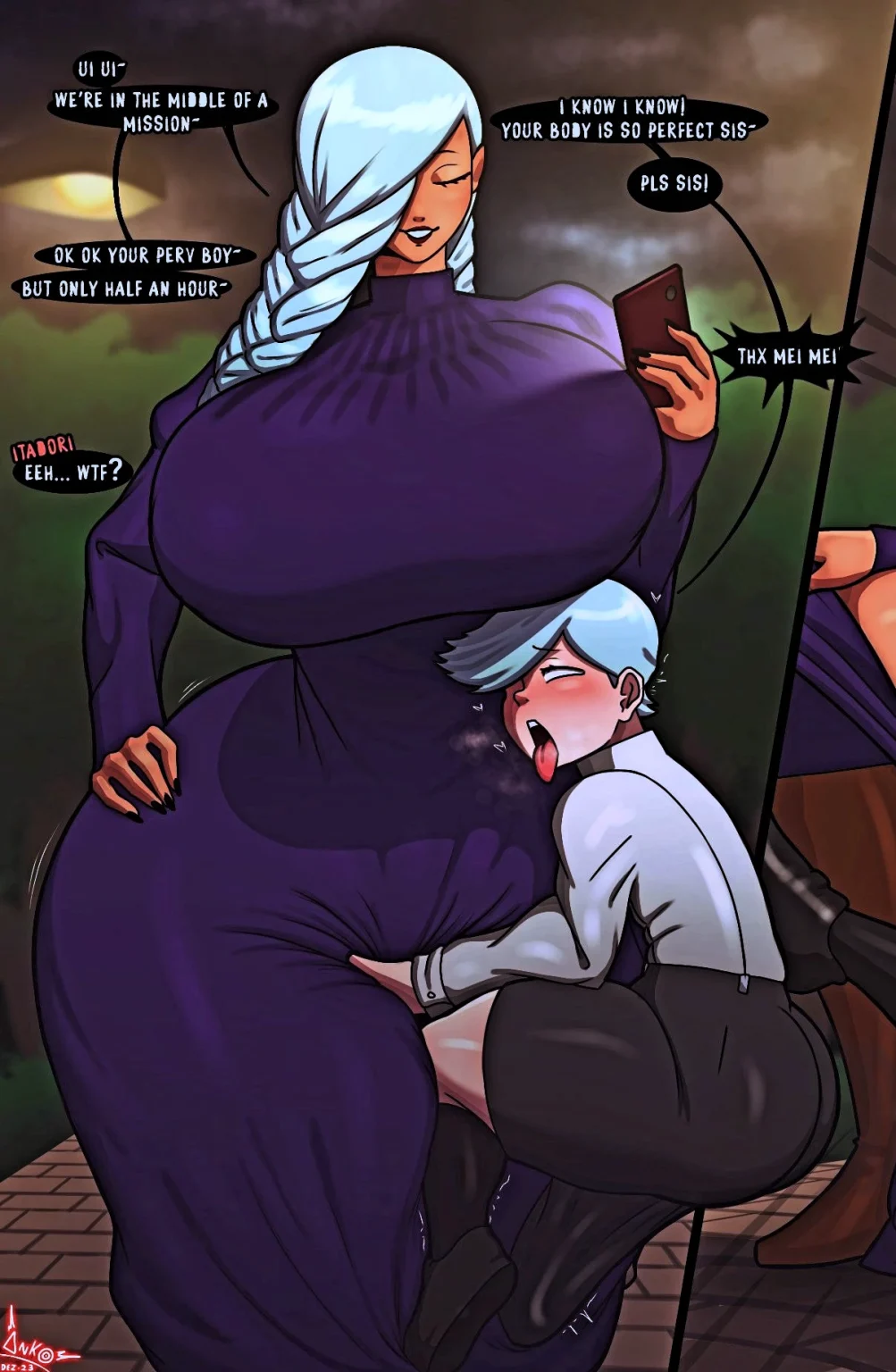 Mei Mei and ui ui by edit by ajaycolor on twitter porn comic picture 1