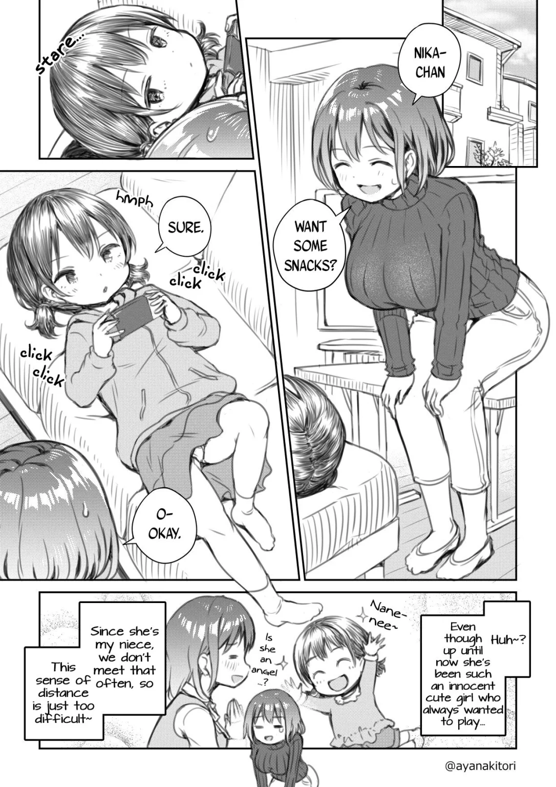 Meikko to Okki suru Futanari Ochinchin | My Niece and Her Hard Futanari Penis porn comic picture 1