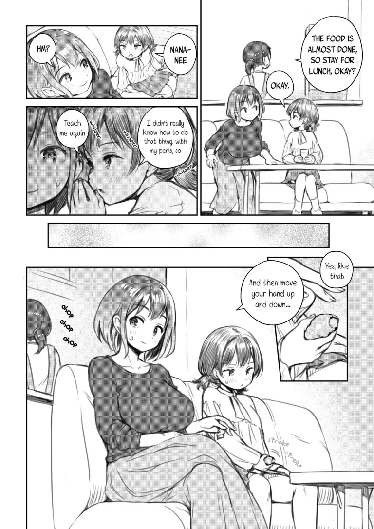 Meikko to Okki suru Futanari Ochinchin | My Niece and Her Hard Futanari Penis porn comic picture 6
