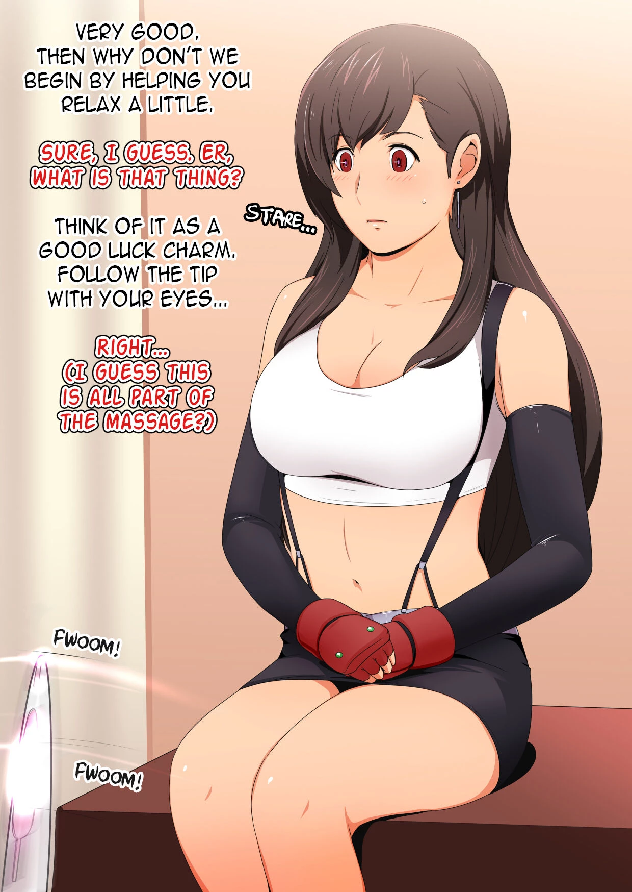 Melty Skin Ladies ~Tifa and the Sketchy Masseur~ porn comic picture 4
