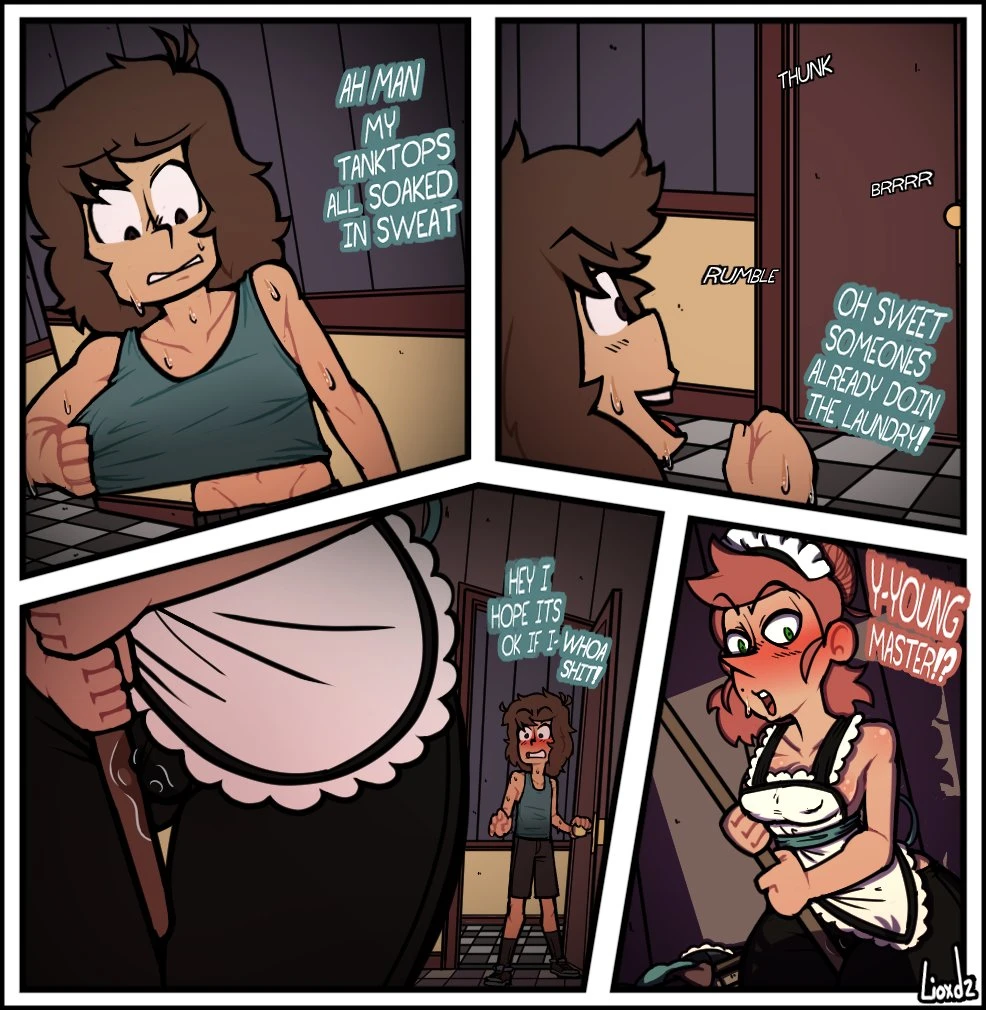 Meteor Creek: Milo and the Maids porn comic picture 1