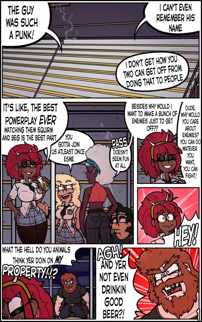Meteor Creek: Petra and the groundskeeper porn comic picture 1