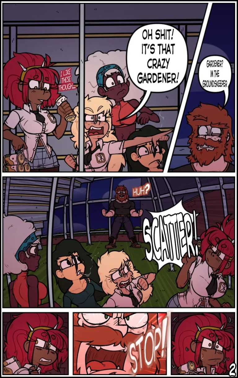 Meteor Creek: Petra and the groundskeeper porn comic picture 2