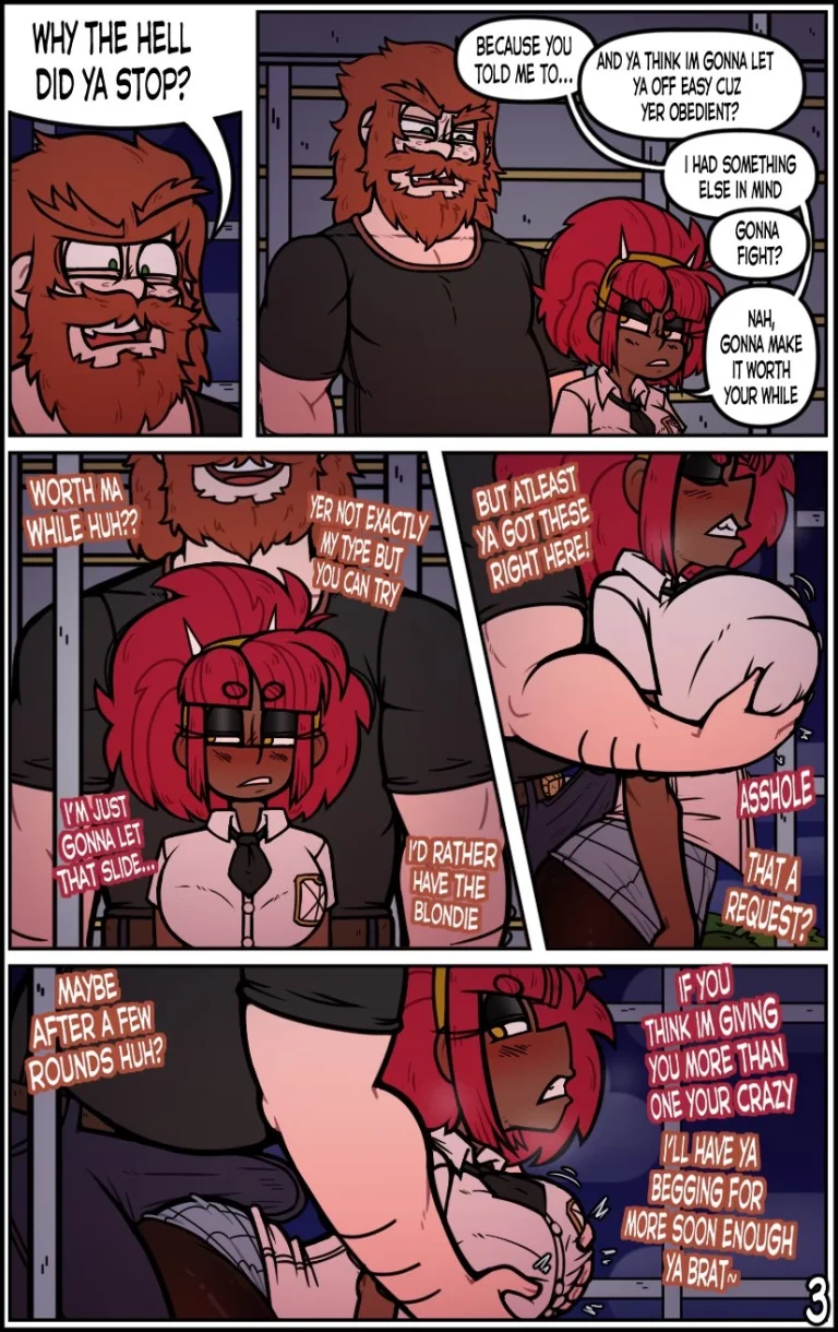 Meteor Creek: Petra and the groundskeeper porn comic picture 3