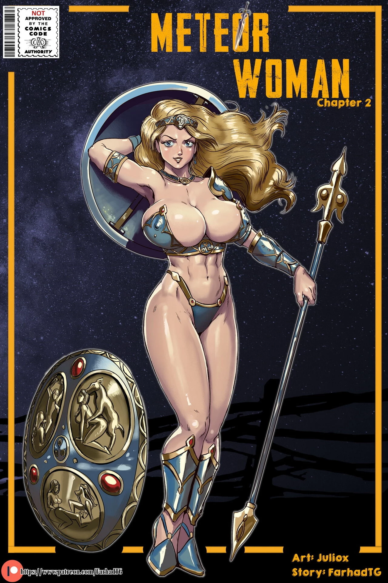 Meteor Woman 1-4 porn comic picture 15
