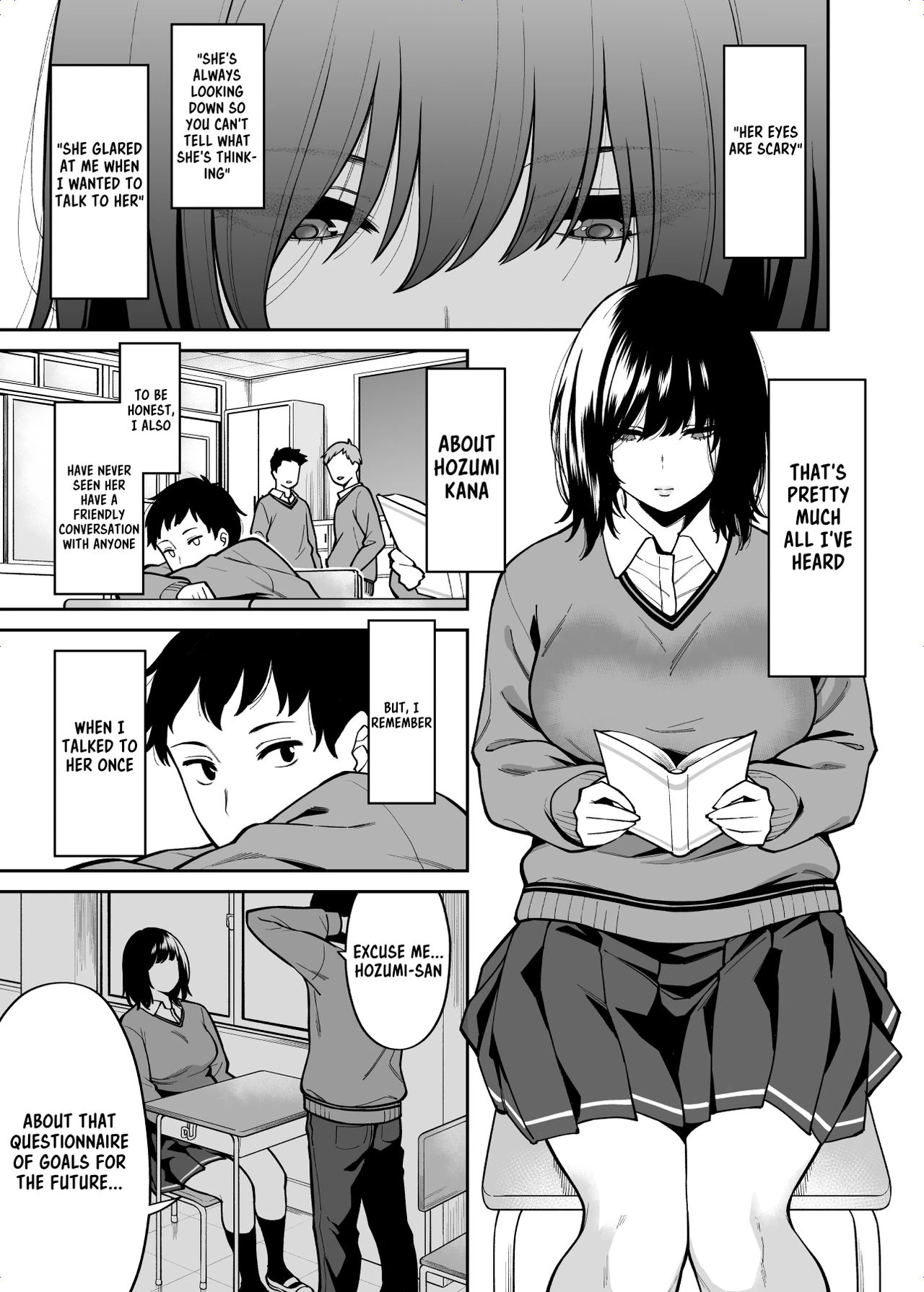 Metsuki no Warui Class no Anoko porn comic picture 2