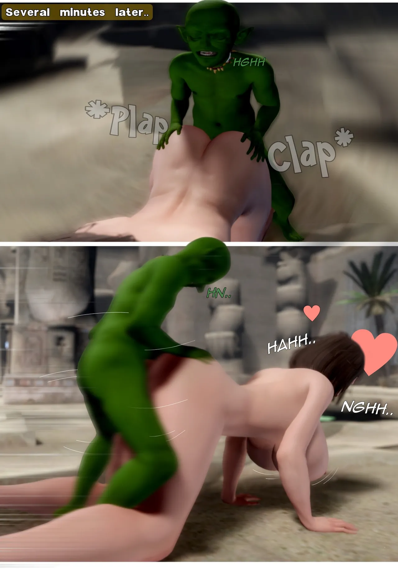 Mia & The Goblins 3 porn comic picture 27