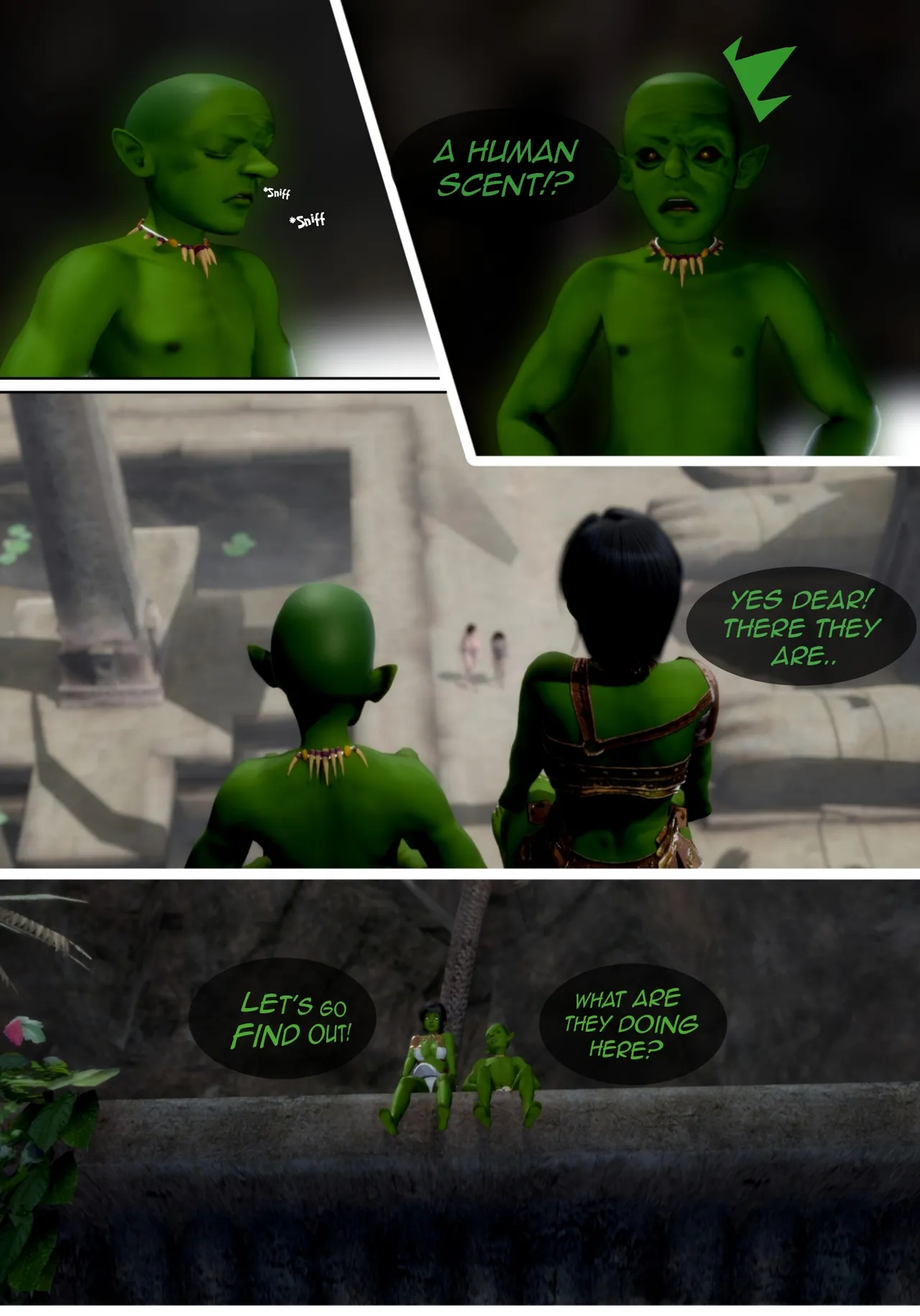 Mia & The Goblins 3 porn comic picture 8