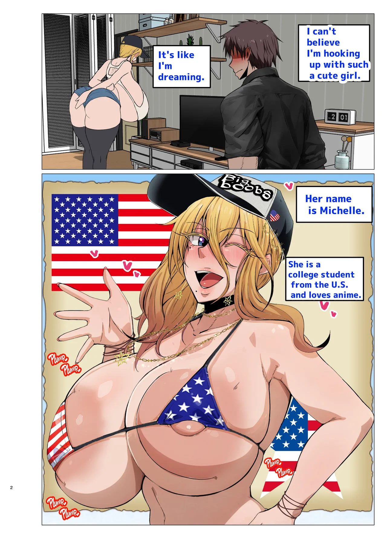 Michelle to Icha Love porn comic picture 2