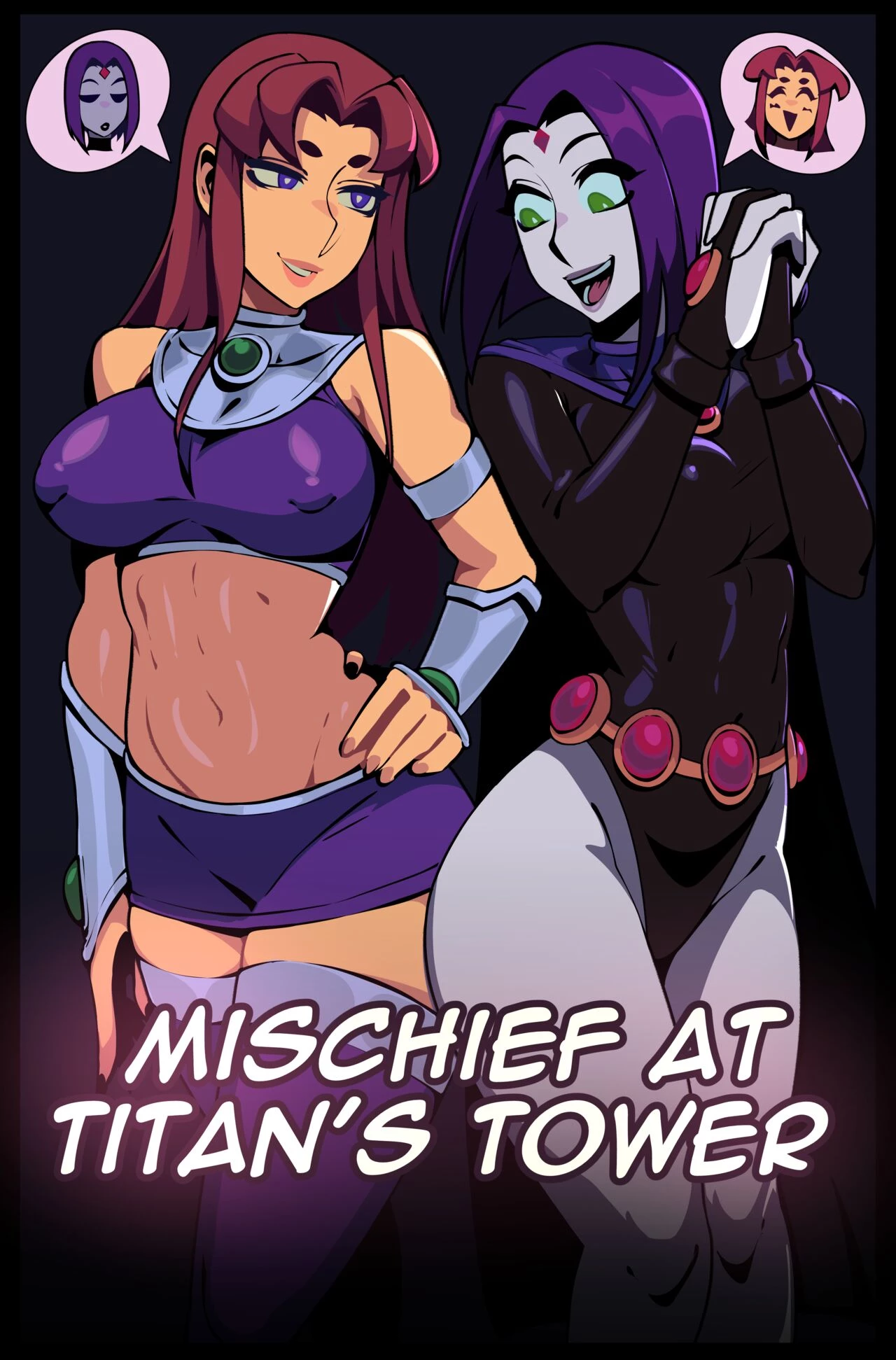 Michief at Titans Tower porn comic picture 1