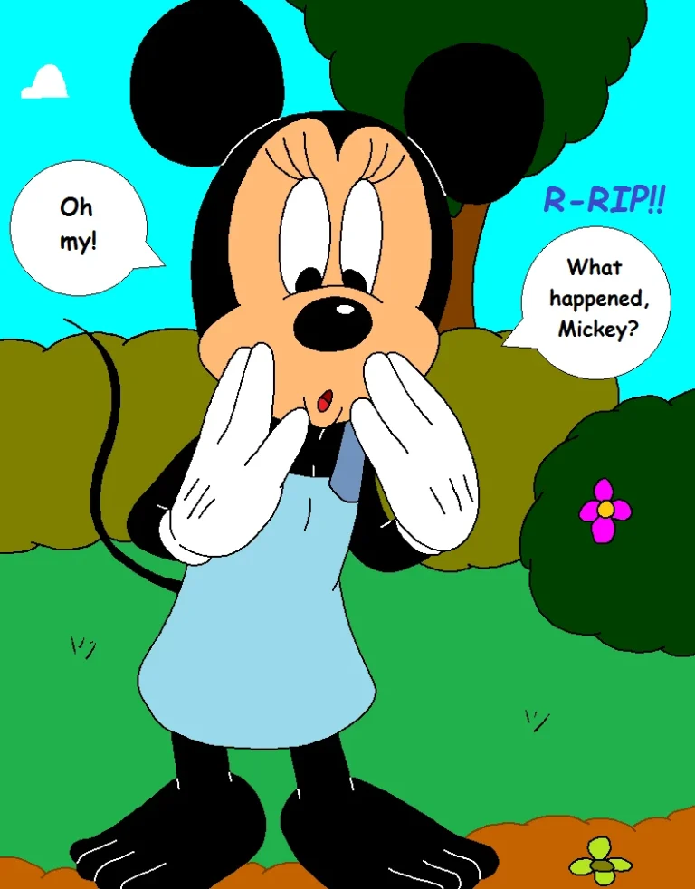 Mickey & Minnie - Ripped Pants porn comic picture 3