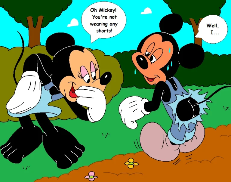 Mickey & Minnie - Ripped Pants porn comic picture 5