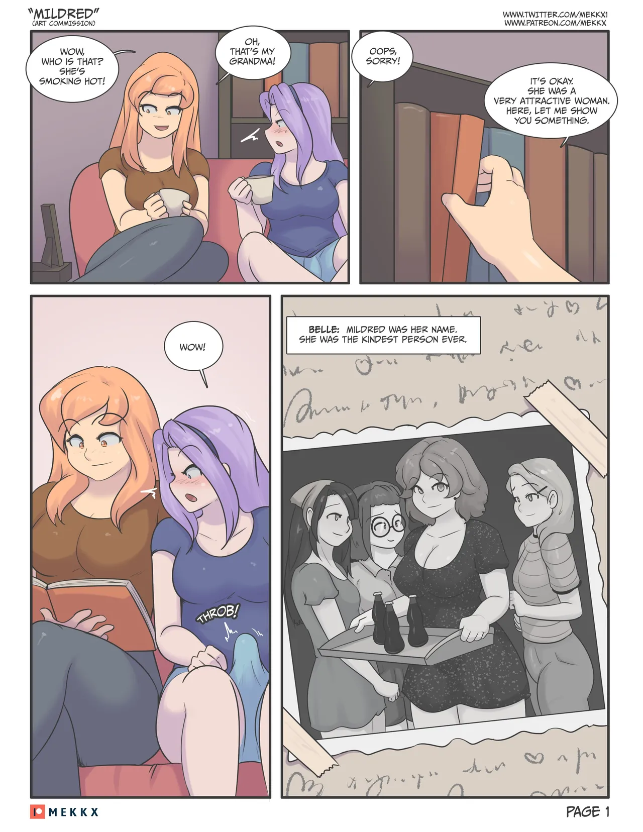 Mildred porn comic picture 2