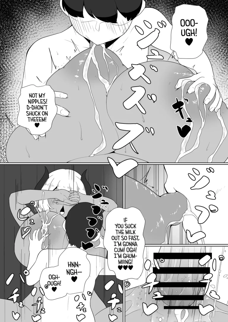 Milking My Succubus Childhood Friend?! - Begging To Be Wrung Out After School! | inma na Osananajimi no Sakunyuu Jijou "Houkago Onedari Chichishibori Hen" porn comic picture 24