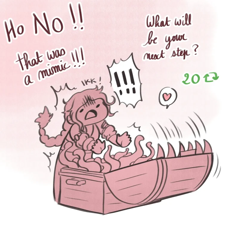 Mimic game porn comic picture 2
