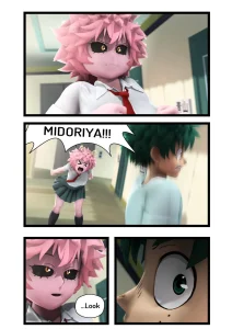 Mina x Midorya (Futa) porn comic picture 1