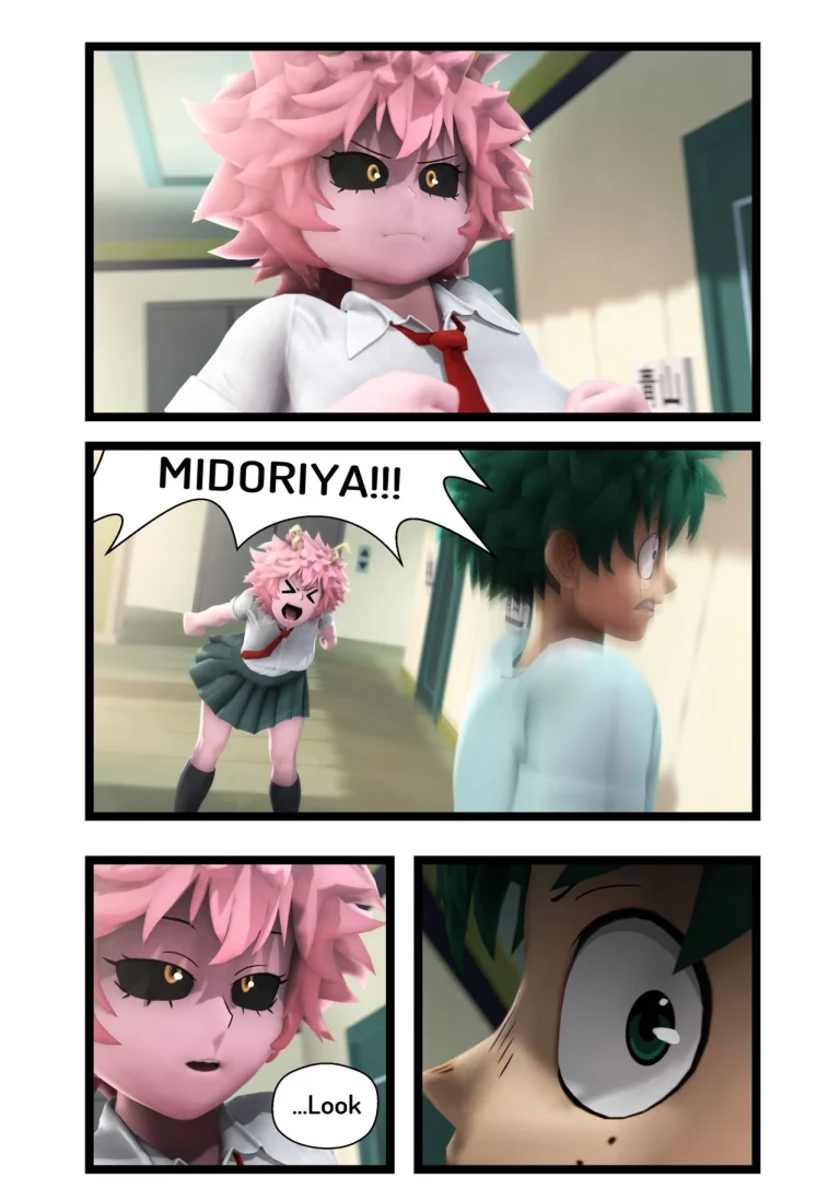 Mina x Midorya (Futa) porn comic picture 1