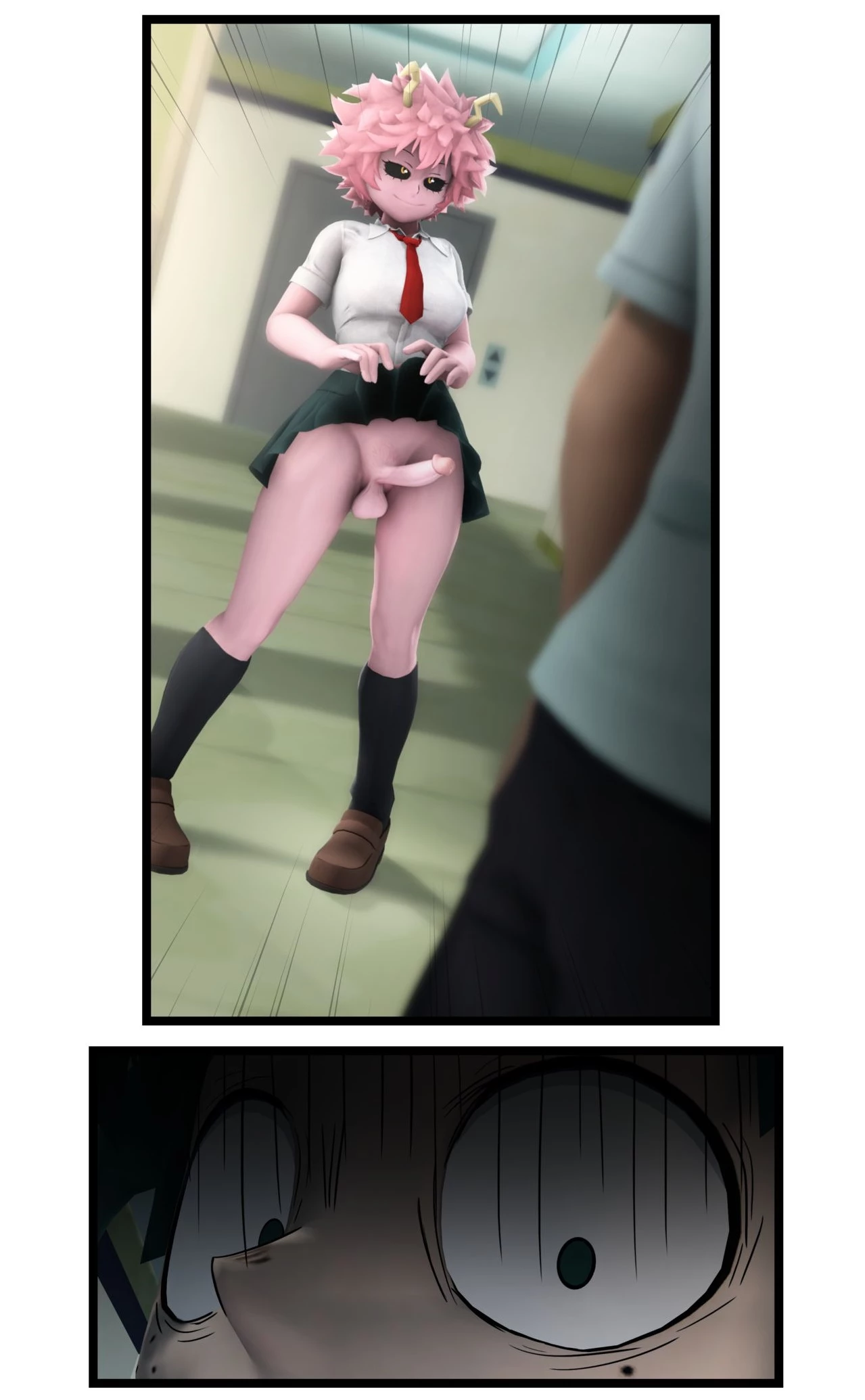 Mina x Midorya (Futa) porn comic picture 2