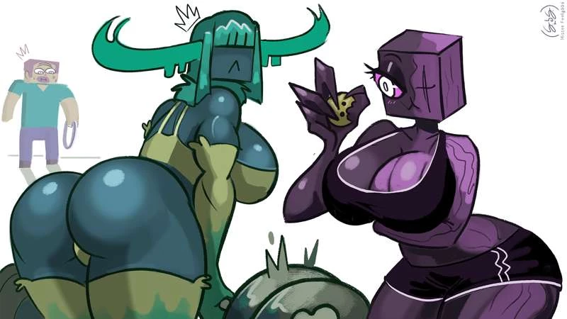 Minecraft Workout porn comic picture 3