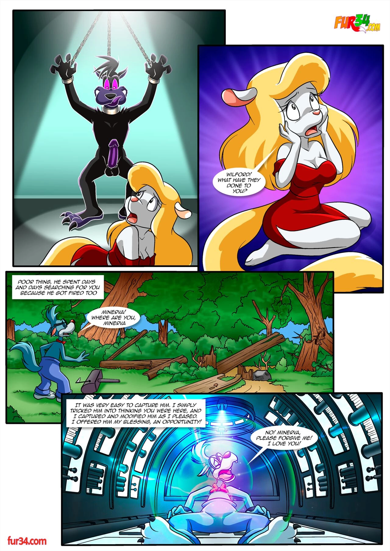 Minerva Mink: Out of Service! porn comic picture 12
