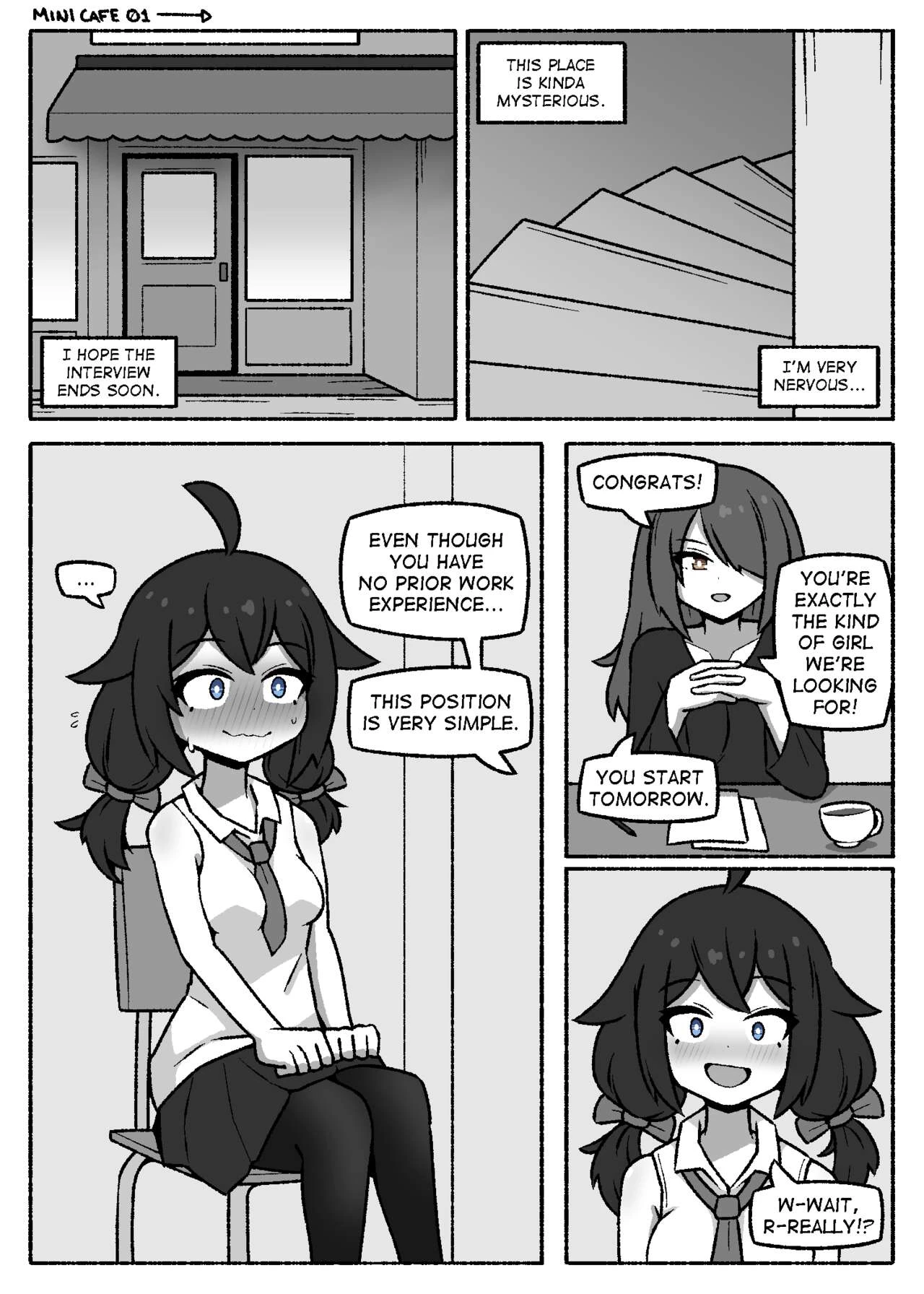 Mini Cafe porn comic picture 1