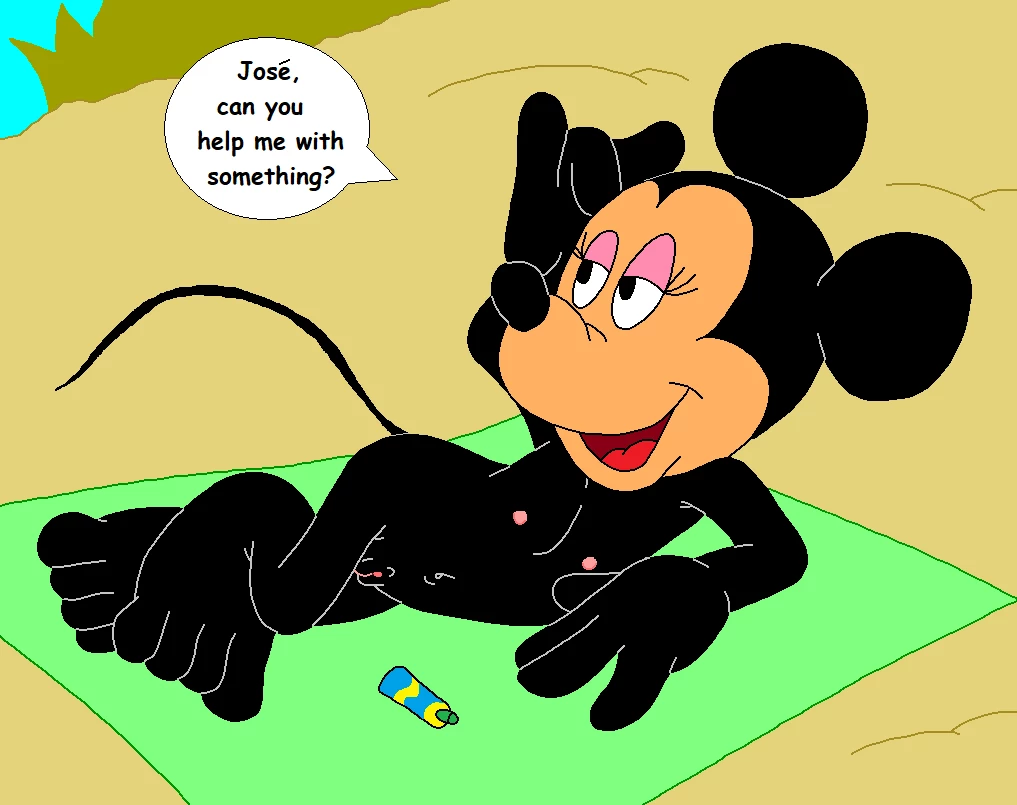 Minnie's Beach Encounter. porn comic picture 11