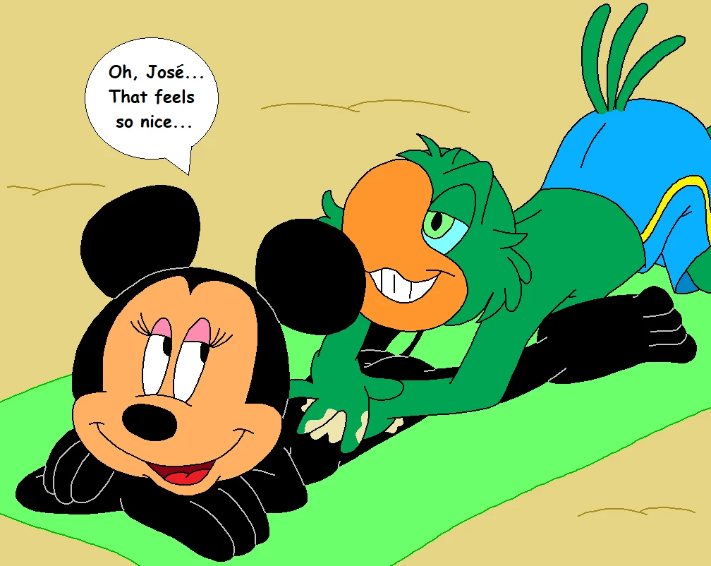 Minnie's Beach Encounter. porn comic picture 14