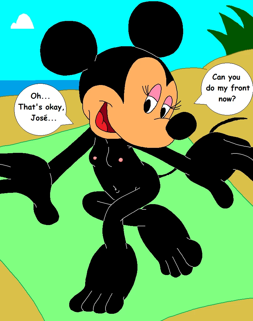Minnie's Beach Encounter. porn comic picture 18