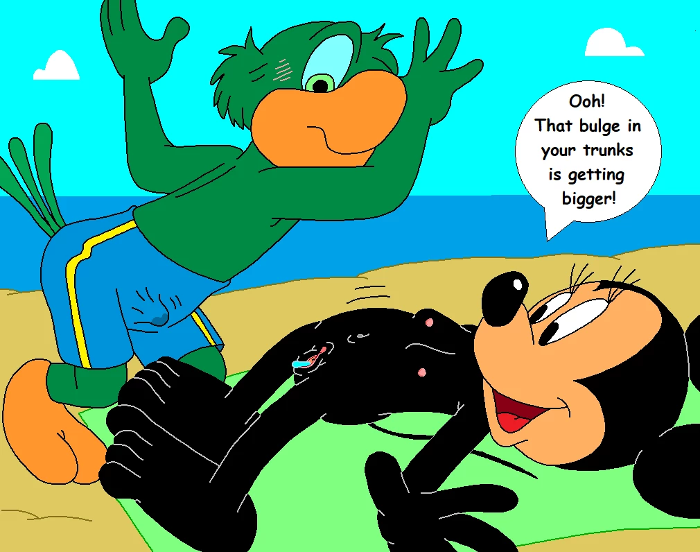 Minnie's Beach Encounter. porn comic picture 20