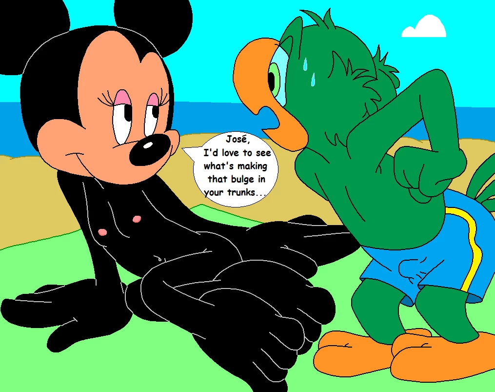 Minnie's Beach Encounter. porn comic picture 25