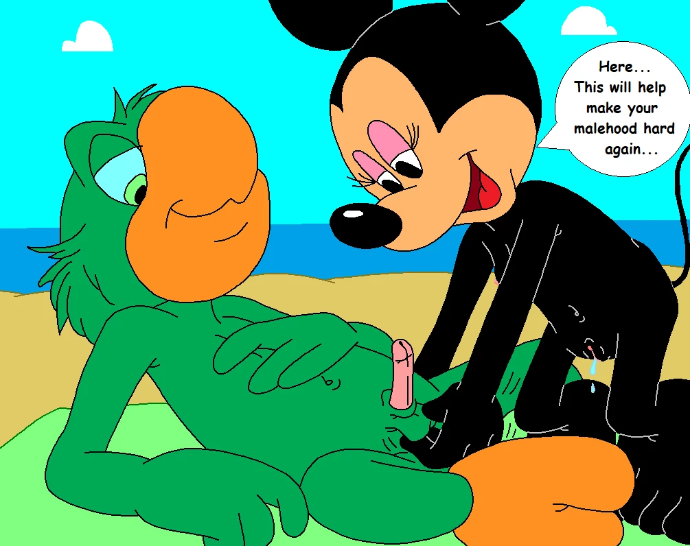 Minnie's Beach Encounter. porn comic picture 37