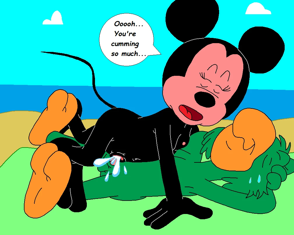 Minnie's Beach Encounter. porn comic picture 42