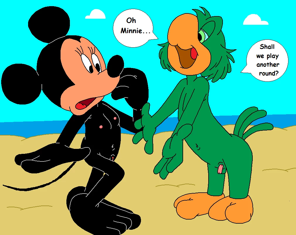 Minnie's Beach Encounter. porn comic picture 46