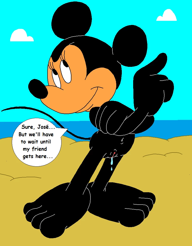 Minnie's Beach Encounter. porn comic picture 47
