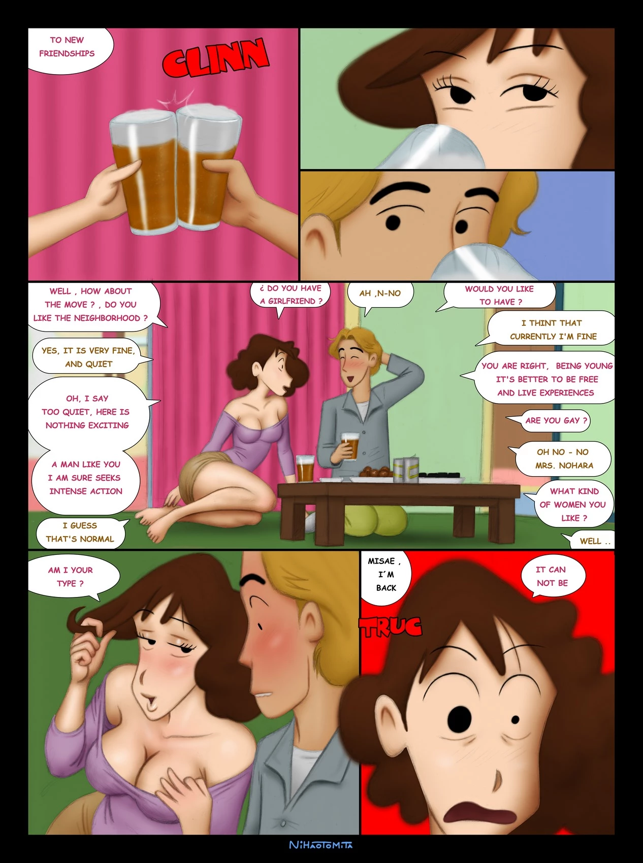 Misae Needs a Fuck porn comic picture 3