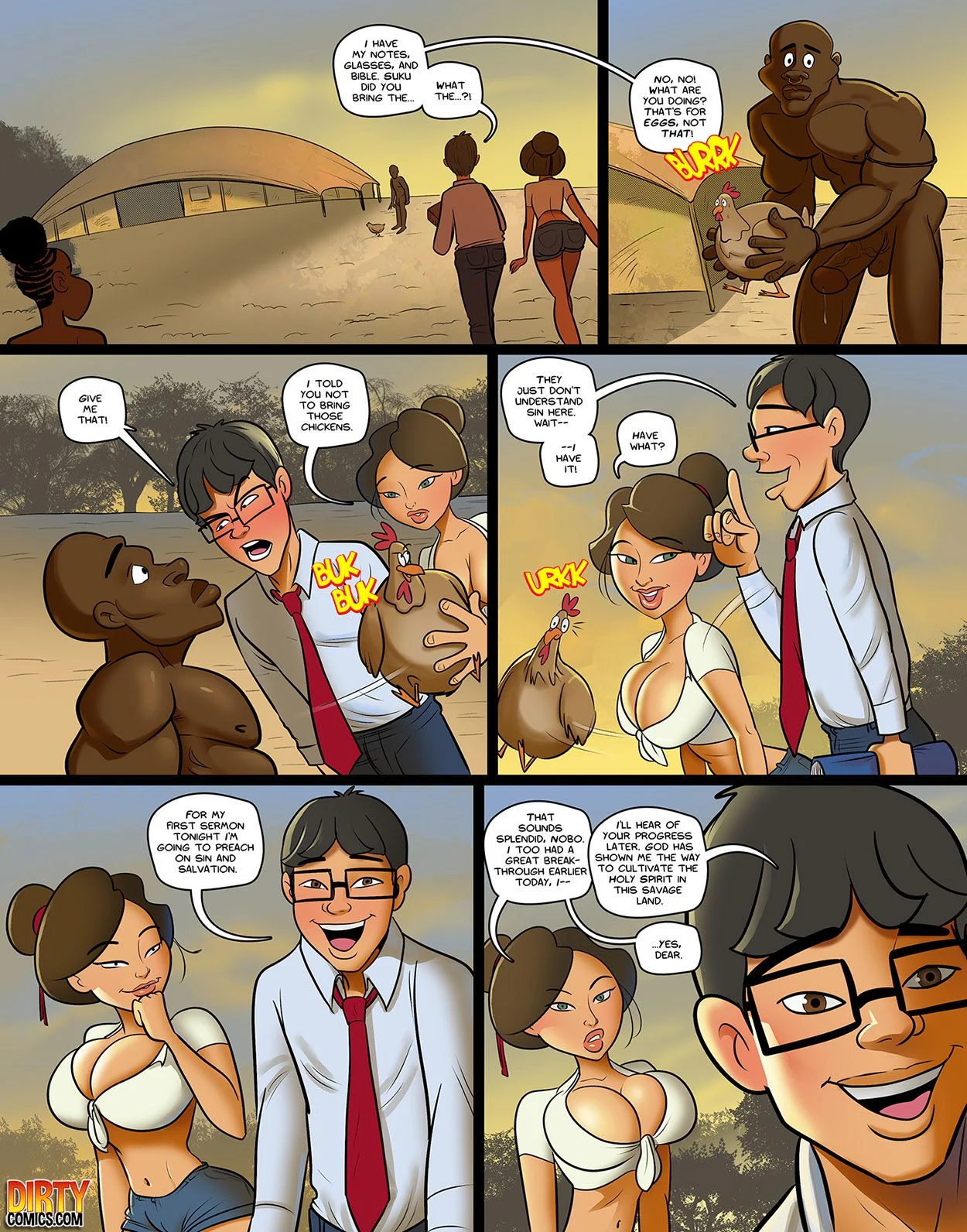 Missionaries porn comic picture 6
