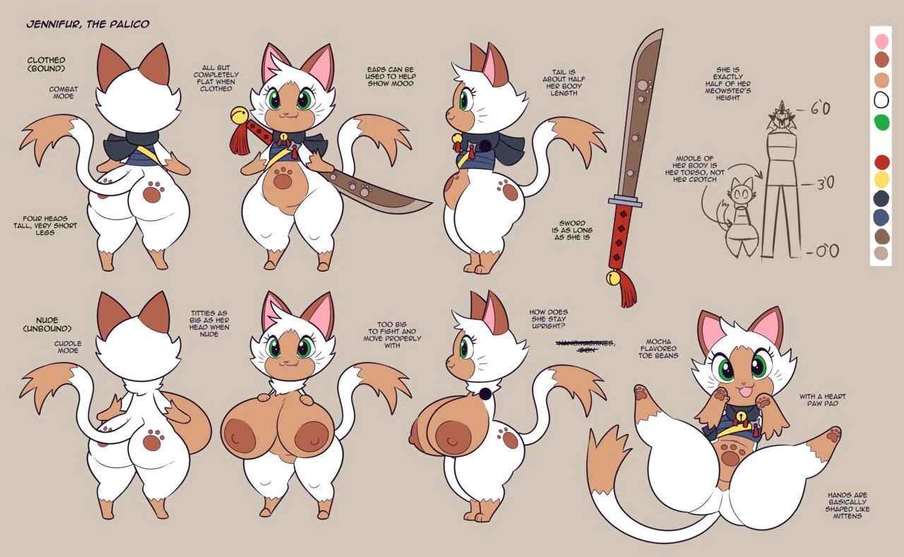 Moewnster Hunter: Jennifur (Monster Hunter) porn comic picture 1