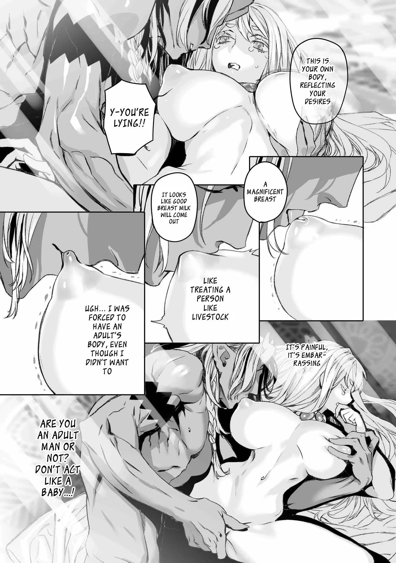 Moloch's Victims ~ An Unexpected Marriage Between a Pure-Breeding Lesbian and a Giant God Clan in an Unforgivable Error porn comic picture 34