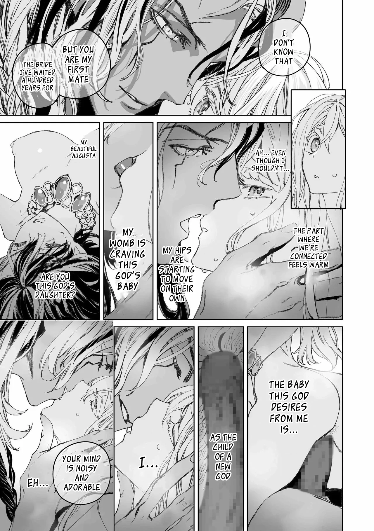 Moloch's Victims ~ An Unexpected Marriage Between a Pure-Breeding Lesbian and a Giant God Clan in an Unforgivable Error porn comic picture 56