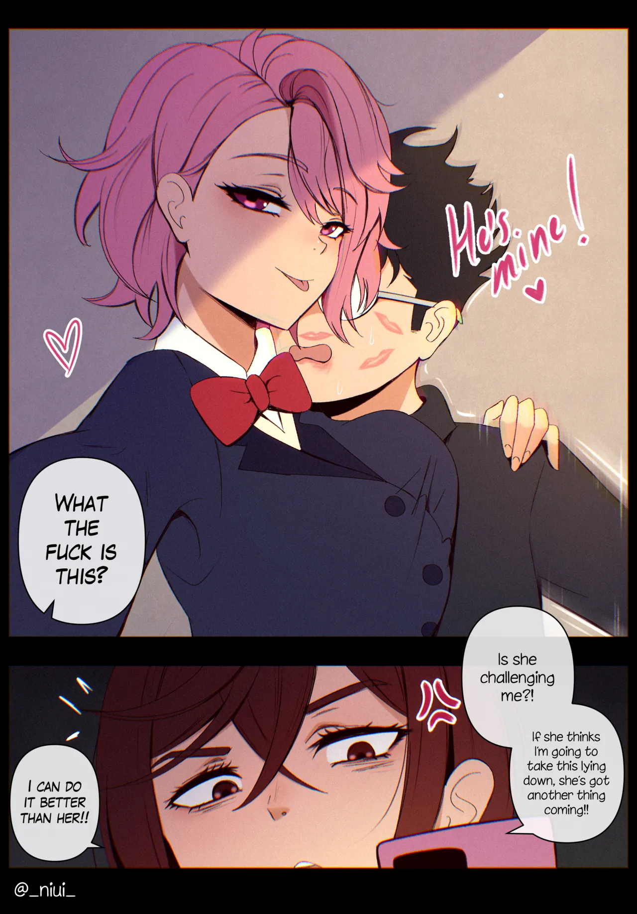 Momo vs Aira? porn comic picture 1