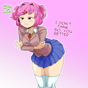 Monika & Natsuki porn comic picture 1