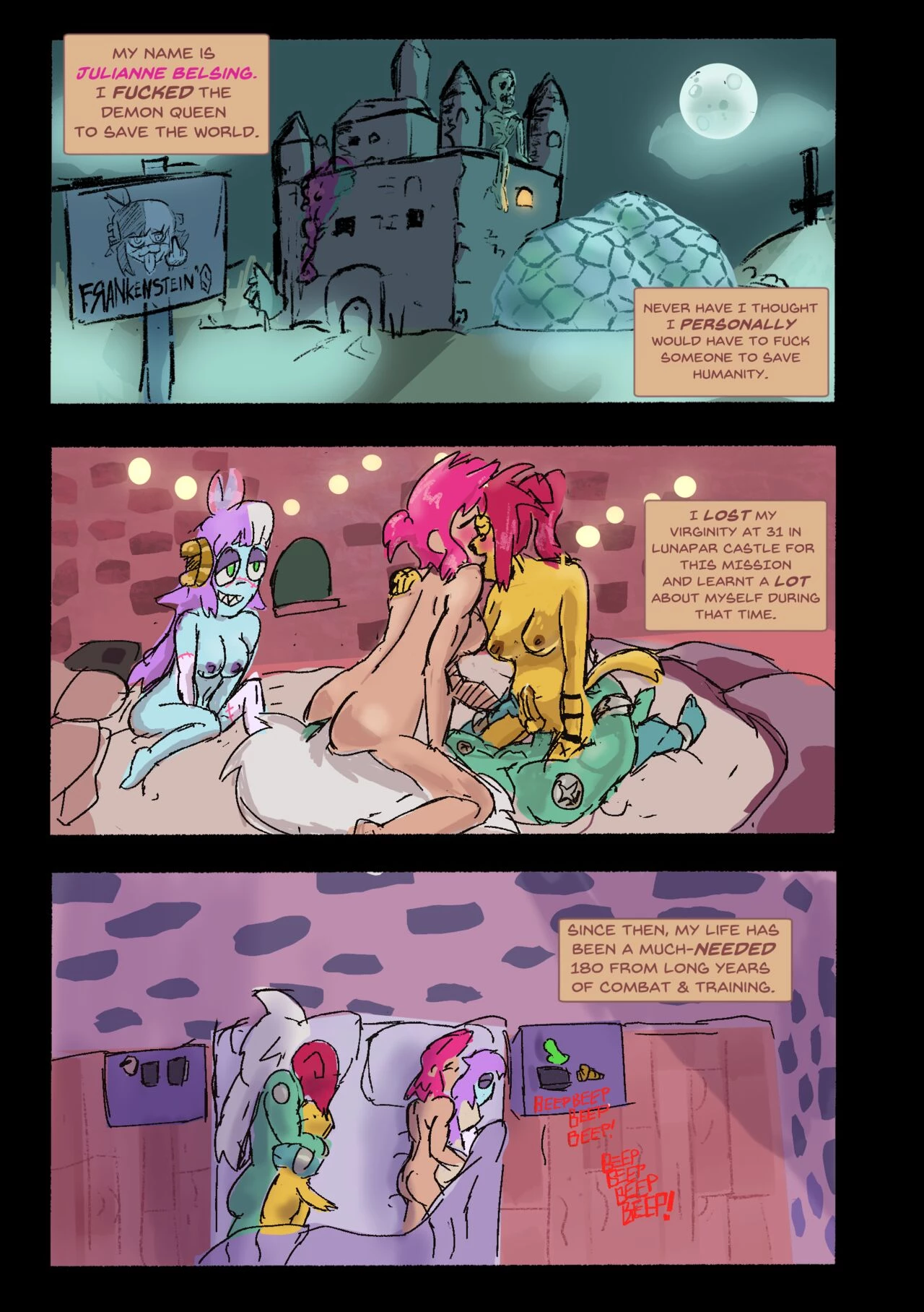 Morning Routine - Demon's Layer Fancomic porn comic picture 4
